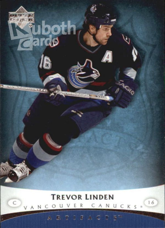 NHL 2005-06 Artifacts - No 99 - Trevor Linden