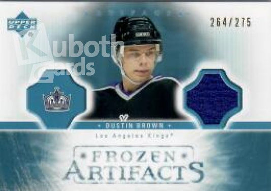 NHL 2005-06 Artifacts Frozen Artifacts - No FA-DU - Dustin Brown