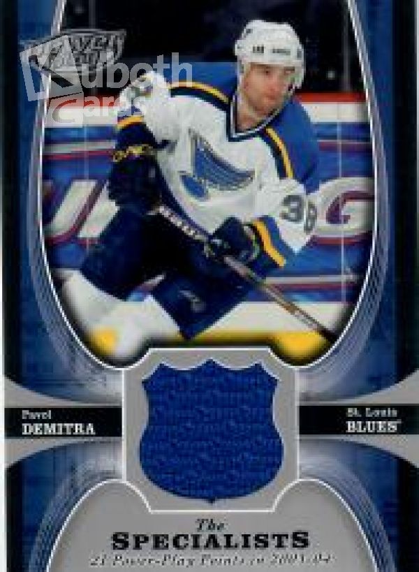 NHL 2005-06 UD PowerPlay Specialists - No TS-PD - Pavol Demitra