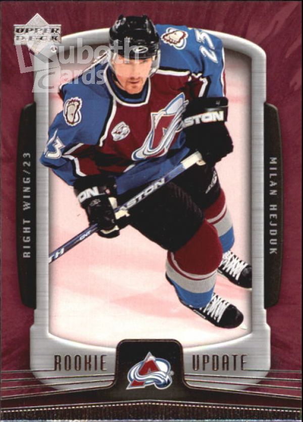 NHL 2005-06 Upper Deck Rookie Update - No 26 - Milan Hejduk