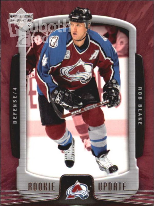 NHL 2005-06 Upper Deck Rookie Update - No 27 - Rob Blake