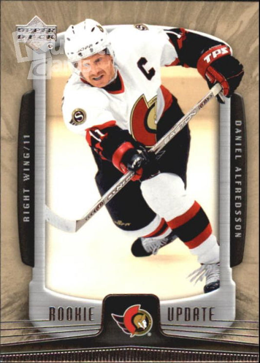 NHL 2005-06 Upper Deck Rookie Update - No 67 - Daniel Alfredsson