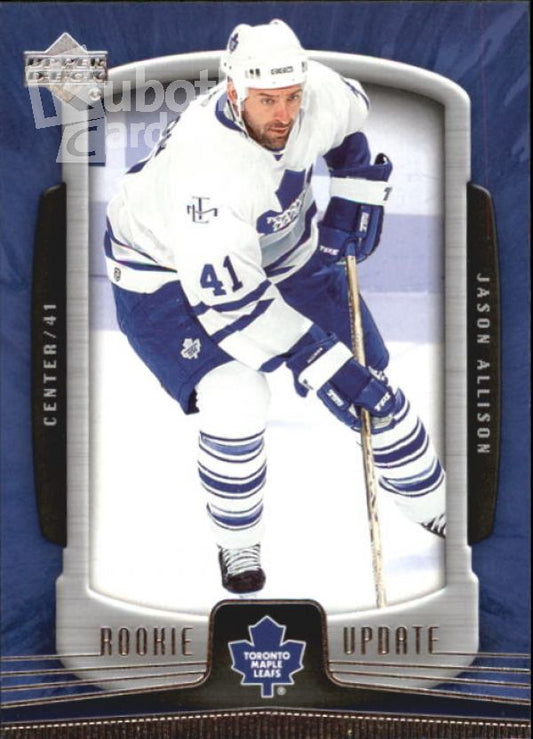 NHL 2005-06 Upper Deck Rookie Update - No 93 - Jason Allison