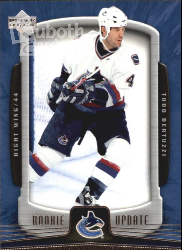 NHL 2005-06 Upper Deck Rookie Update - No 98 - Todd Bertuzzi