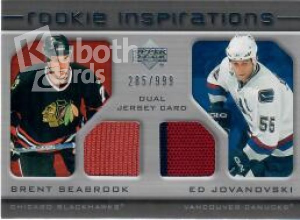 NHL 2005-06 Upper Deck Rookie Update - No 203 - Brent Sewabrook / Ed Jovanovski