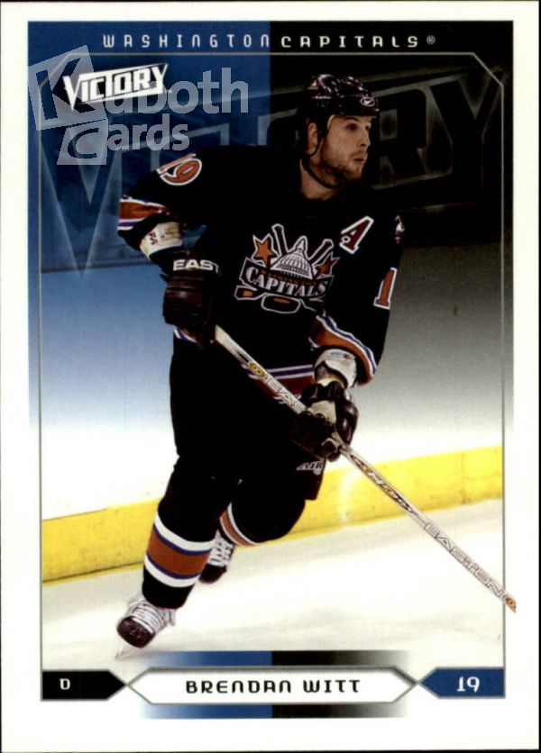 NHL 2005-06 Upper Deck Victory - No 200 - Brendan Witt