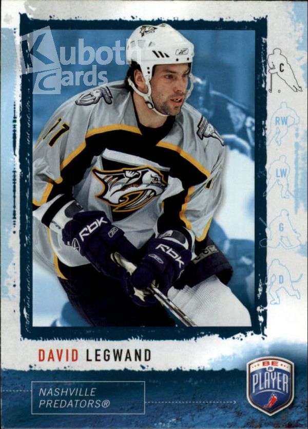 NHL 2006-07 Be A Player - No 96 - David Legwand