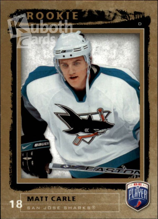 NHL 2006-07 Be A Player - No 208 - Matt Carle