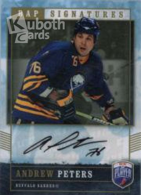 NHL 2006-07 Be A Player Signatures - No AP - Andrew Peters