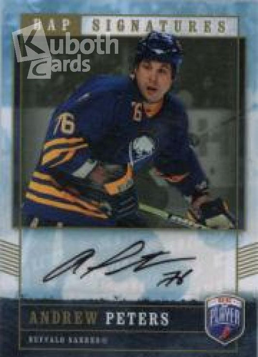 NHL 2006-07 Be A Player Signatures - No AP - Andrew Peters