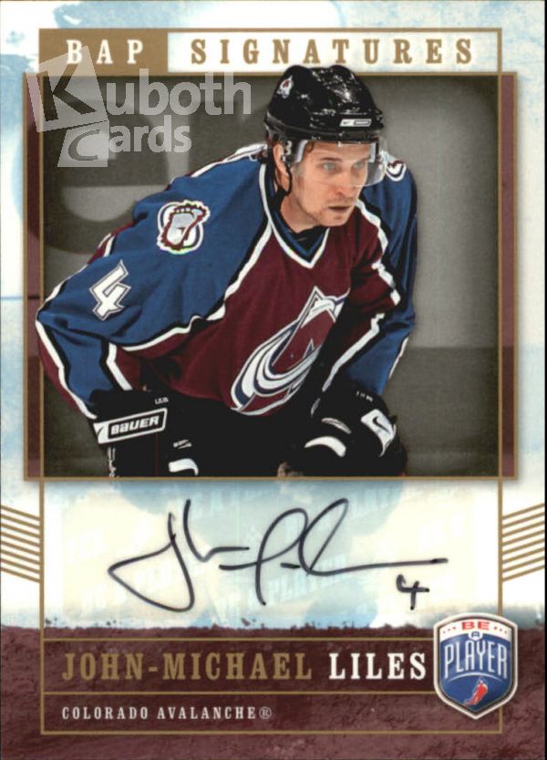 NHL 2006-07 Be A Player Signatures - No JL - John-Michael Liles