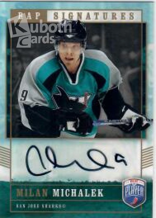 NHL 2006-07 Be A Player Signatures - No MI - Milan Michalek