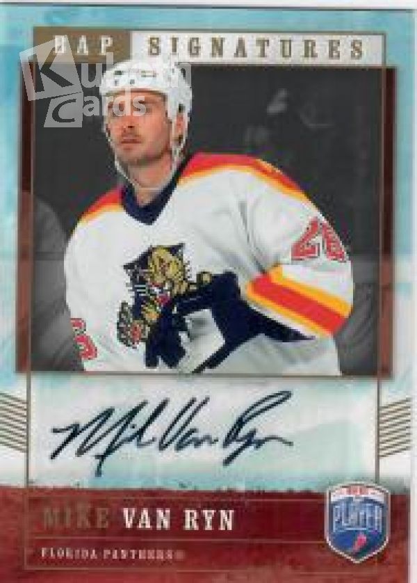 NHL 2006-07 Be A Player Signatures - No MV - Mike van Ryn