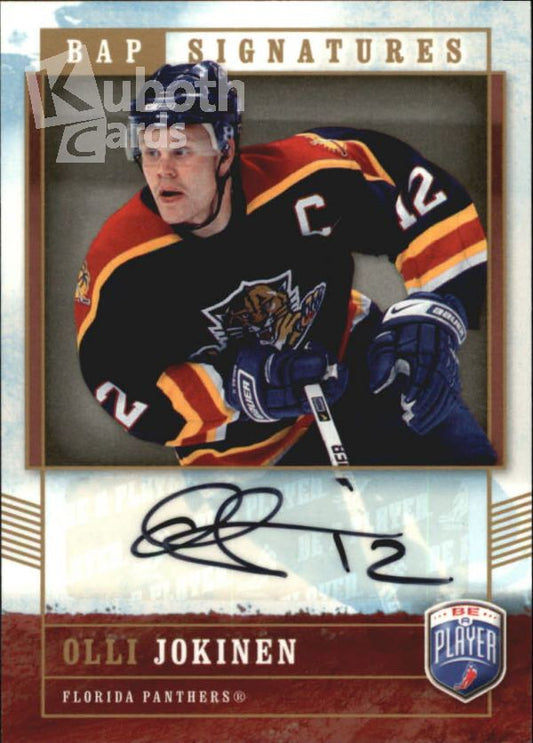 NHL 2006-07 Be A Player Signatures - No OJ - Olli Jokinen