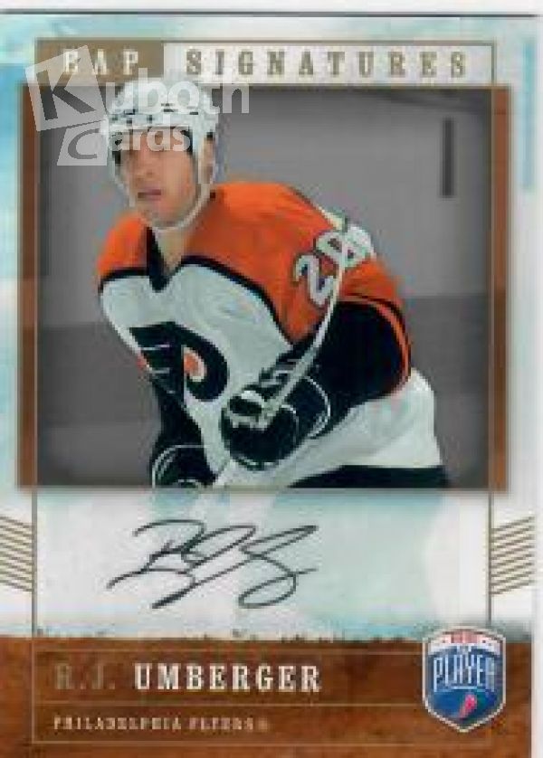 NHL 2006-07 Be A Player Signatures - No RU - R.J. Umberger