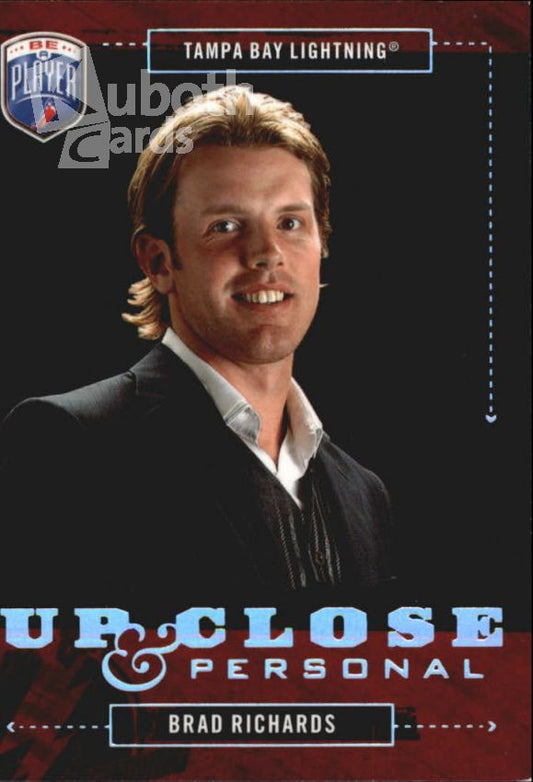 NHL 2006-07 Be A Player Up Close and Personal - No UC8 - Brad Richards