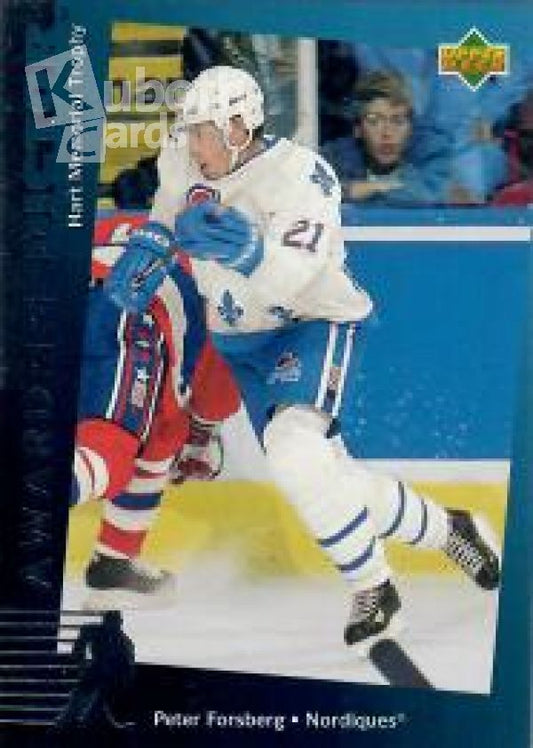 NHL 1994 / 95 Upper Deck Predictor Hobby Silver Prize - No H10 - Peter Forsberg