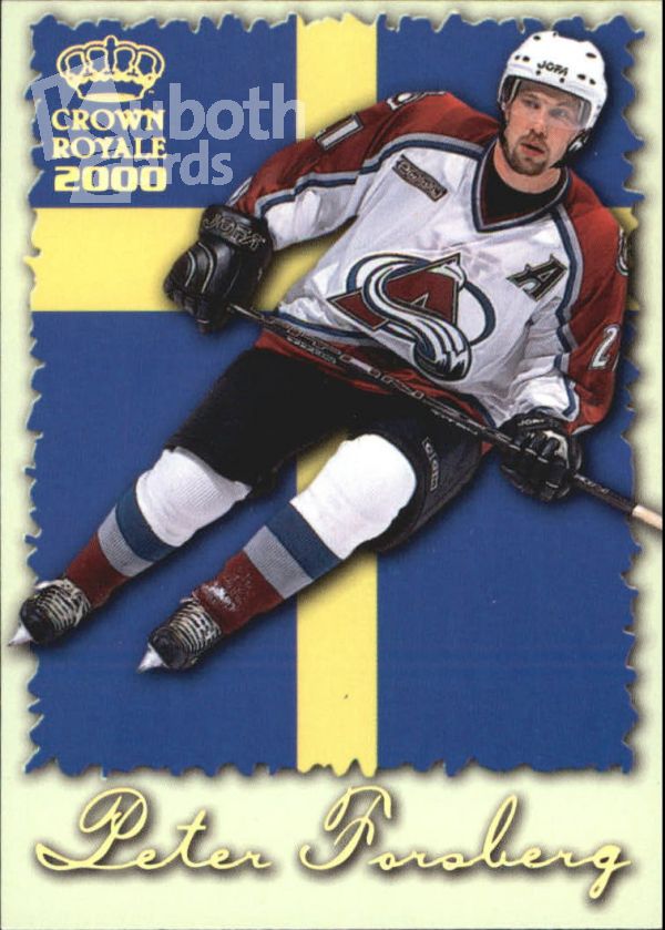 NHL 1999-00 Crown Royale International Glory - No 6 -  Peter Forsberg