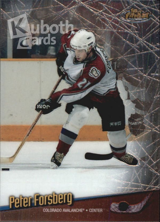 NHL 1998-99 Finest No Protectors - No 6 - Peter Forsberg