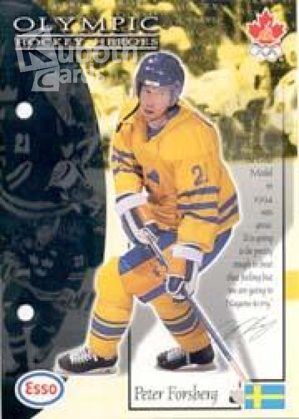 NHL 1997-98 Esso Olympic Heroes - No 43 - Peter Forsberg