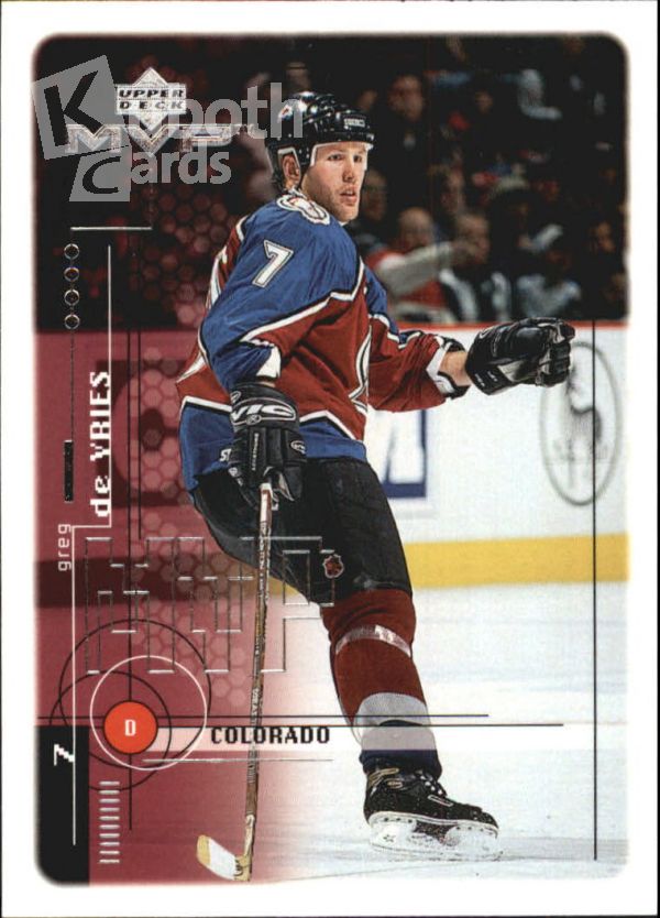 NHL 1998-99 Upper Deck MVP - No 56 - Greg de Vries