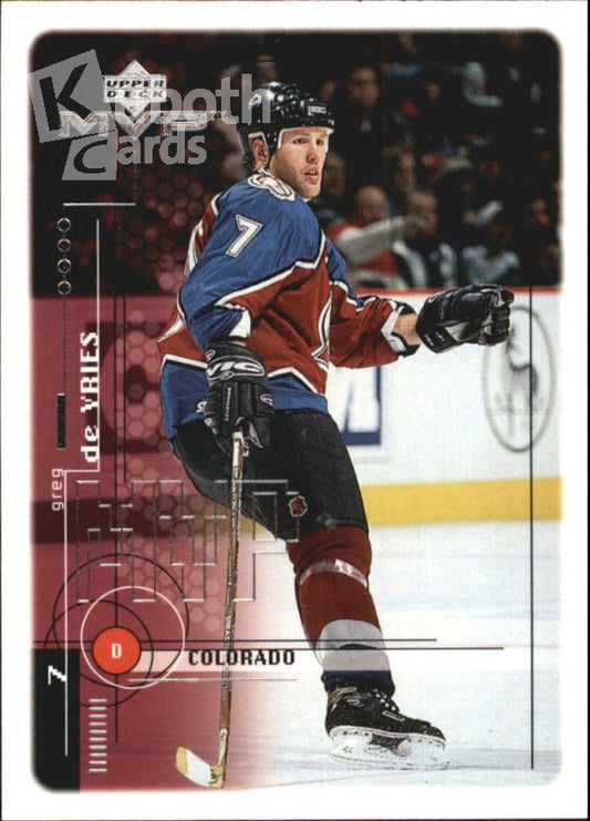 NHL 1998-99 Upper Deck MVP - No. 56 - Greg de Vries