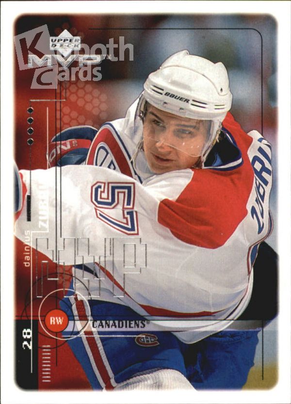 NHL 1998-99 Upper Deck MVP - No. 102 - Dainius Zubrus