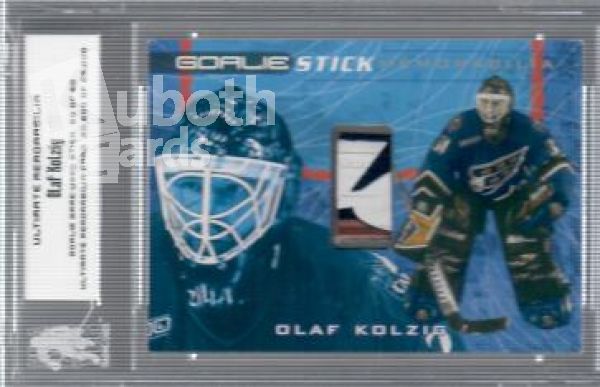 NHL 2000-01 BAP Ultimate Memorabilia Goalie Sticks - No GS-30 - Olaf Kolzig