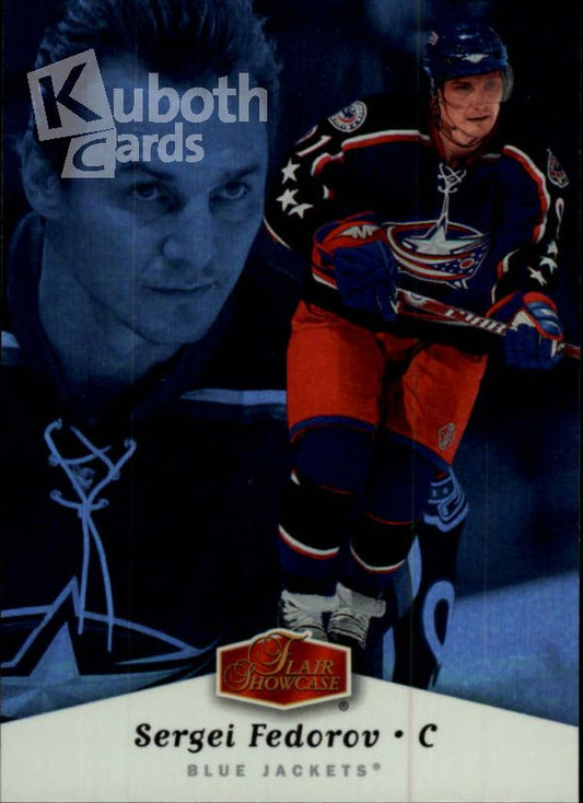 NHL 2006-07 Flair Showcase - No 33 - Sergei Fedorov