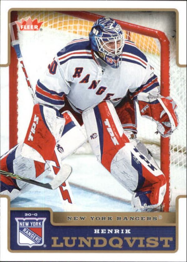 NHL 2006-07 Fleer - No 128 - Henrik Lundqvist