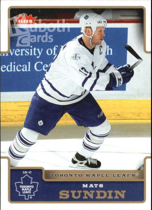 NHL 2006-07 Fleer - No 179 - Mats Sundin