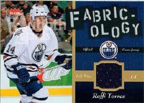 NHL 2006-07 Fleer Fabricology - No F-RT - Raffi Torres