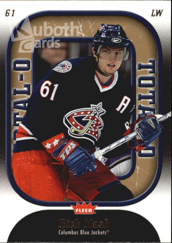 NHL 2006-07 Fleer Total O - No O6 - Rick Nash