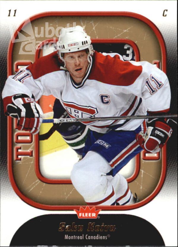 NHL 2006-07 Fleer Total O - No O12 - Saku Koivu