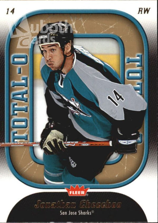 NHL 2006-07 Fleer Total O - No O22 - Jonathan Cheechoo