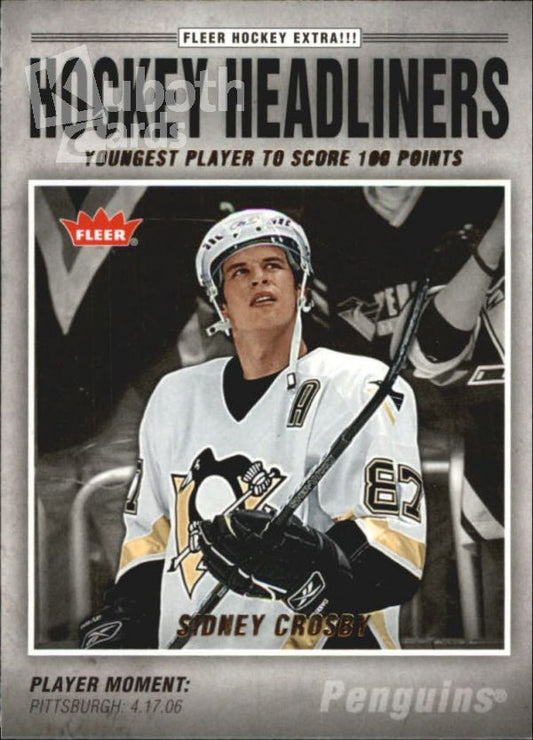 NHL 2006-07 Fleer Headliners - No HL1 - Sidney Crosby