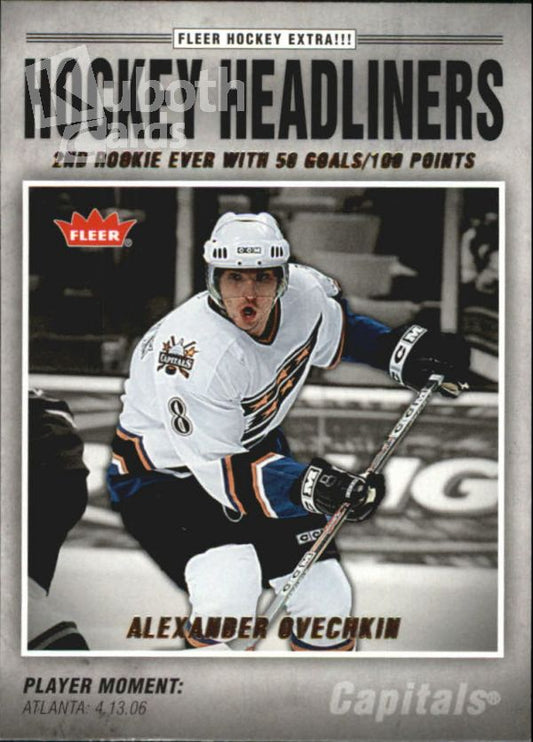 NHL 2006-07 Fleer Headliners - No HL2 - Alexander Ovechkin