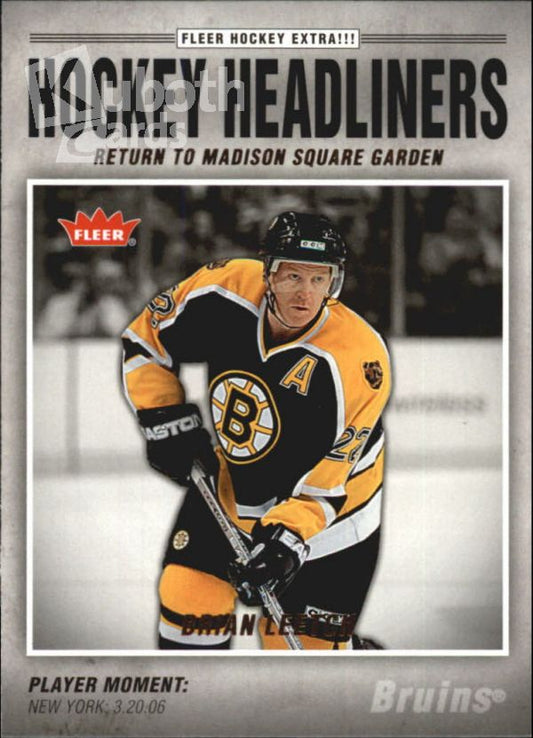 NHL 2006-07 Fleer Headliners - No HL11 - Brian Leetch