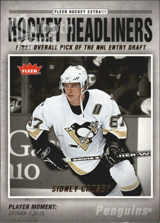 NHL 2006-07 Fleer Headliners - No HL15 - Sidney Crosby