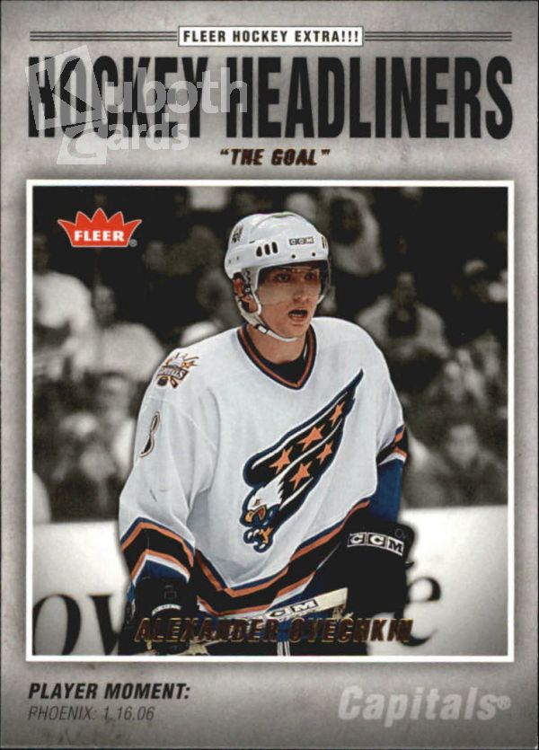 NHL 2006-07 Fleer Headliners - No HL16 - Alexander Ovechkin