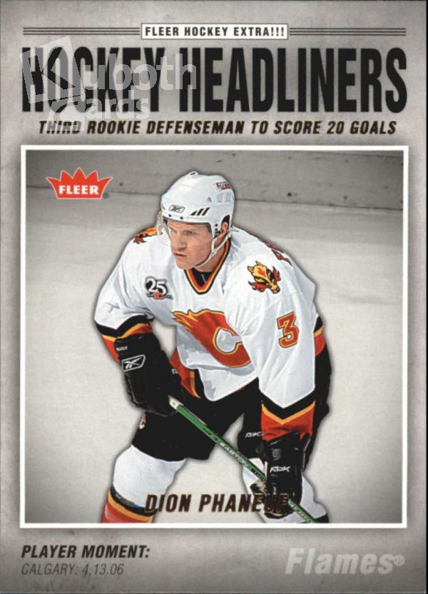 NHL 2006-07 Fleer Headliners - No HL19 - Dion Phaneuf