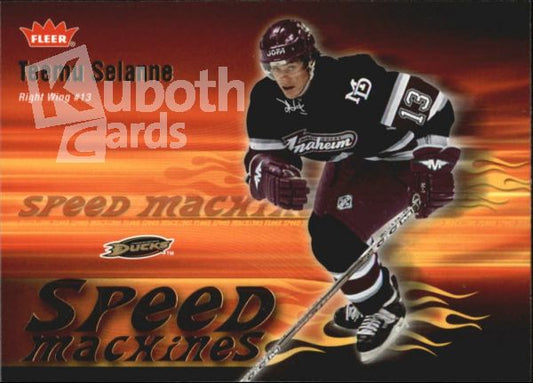 NHL 2006-07 Fleer Speed Machines - No SM2 - Teemu Selanne