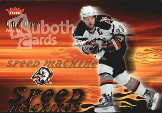 NHL 2006-07 Fleer Speed Machines - No SM6 - Chris Drury