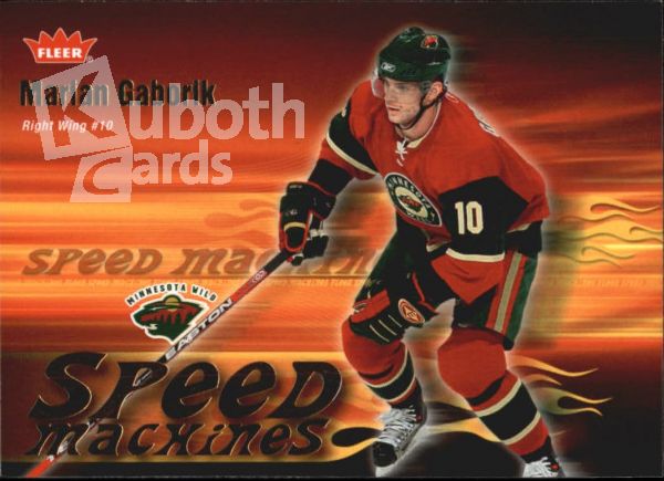 NHL 2006-07 Fleer Speed Machines - No SM14 - Marian Gaborik