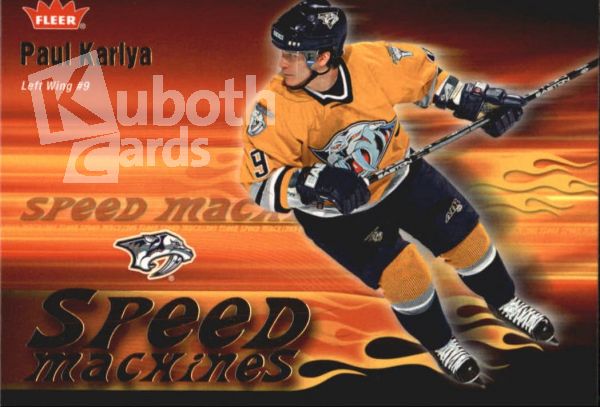 NHL 2006-07 Fleer Speed Machines - No SM16 - Paul Kariya