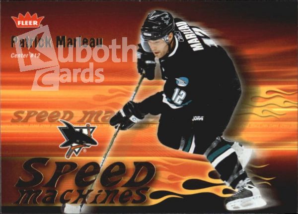 NHL 2006-07 Fleer Speed Machines - No SM21 - Patrick Marleau