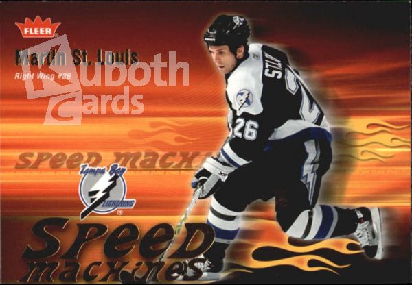 NHL 2006-07 Fleer Speed Machines - No SM22 - Martin St. Louis