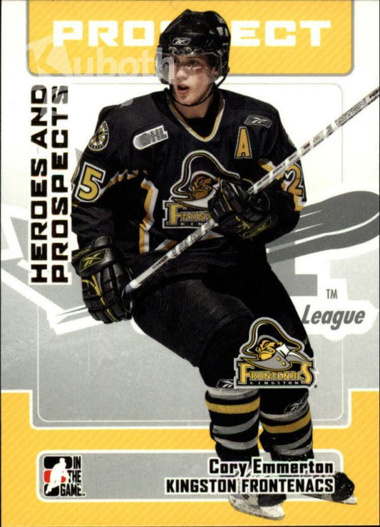 NHL 2006-07 ITG Heroes and Prospects - No 88 - Cory Emmerton