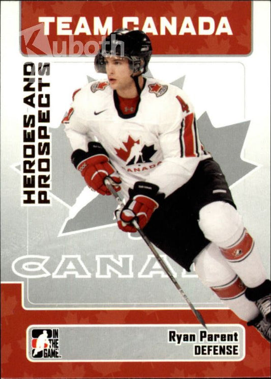 NHL 2006-07 ITG Heroes and Prospects - No 146 - Ryan Parent