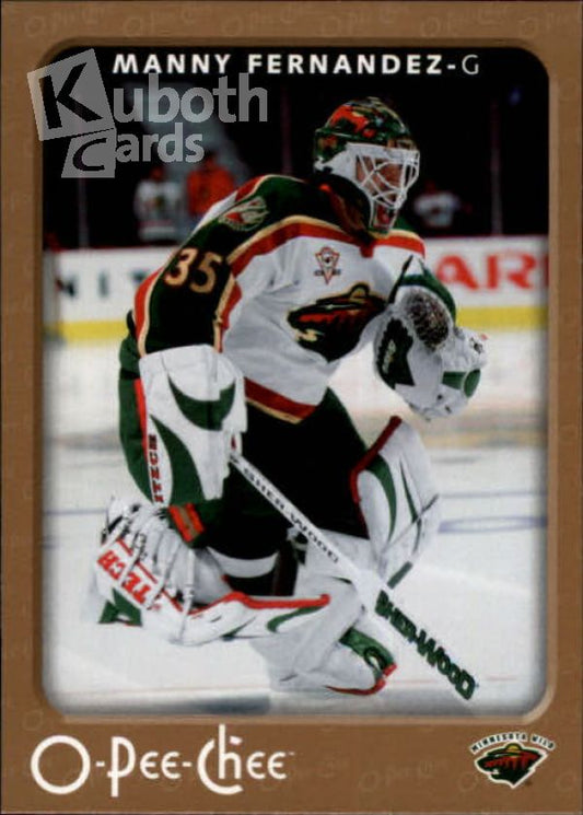 NHL 2006-07 O-Pee-Chee - No 252 - Manny Fernandez